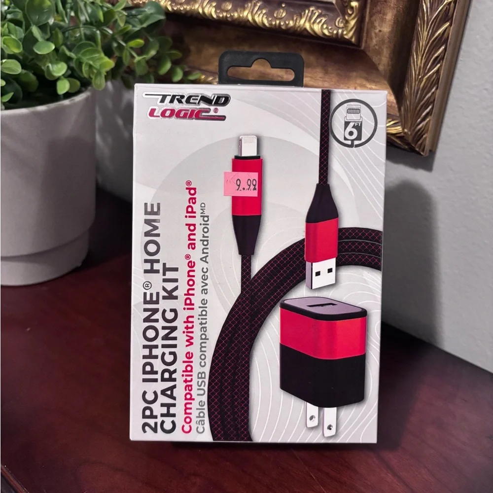 Red Charging Kit for iPhone and iPad